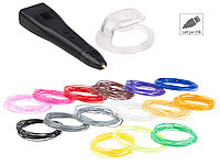 FreeSculpt 3D-Drucker-Stift mit USB-Stromversorgung, inkl. 15er-Set ABS-Filament; ABS-Filamente ABS-Filamente ABS-Filamente 